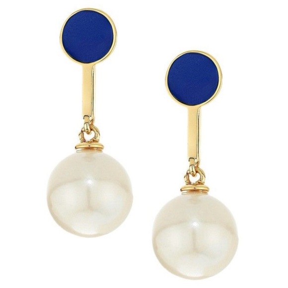 kate spade Jewelry - KATE SPADE • Pearls Of Wisdom Pearl Drop Earrings